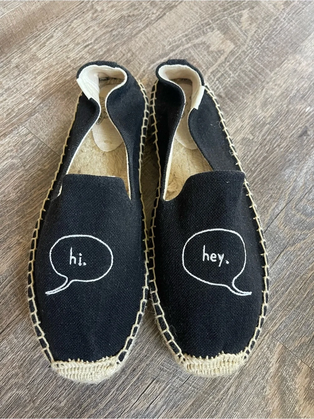 Soludos X Ashkahn conversation espadrilles